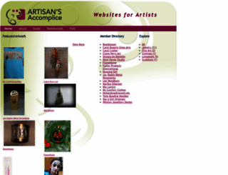 artisansaccomplice.com screenshot