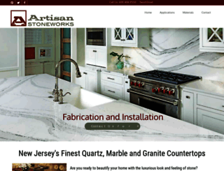 artisanstoneworksnj.com screenshot