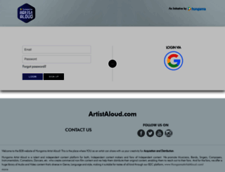 artistaloud.com screenshot