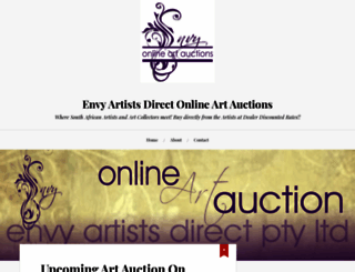 artistdirectauction.wordpress.com screenshot