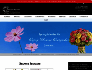 artisticflowers-decor.com screenshot