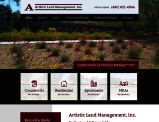 artisticlandmanagementinc.com screenshot
