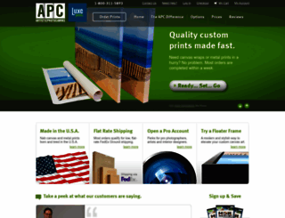 artisticphotocanvas.com screenshot