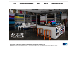 artisticupholsteryandfabrics.com screenshot