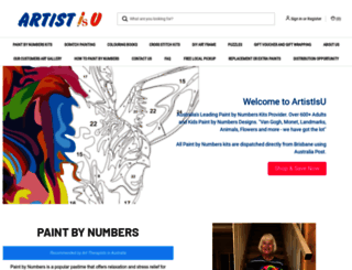 artistisu.com.au screenshot