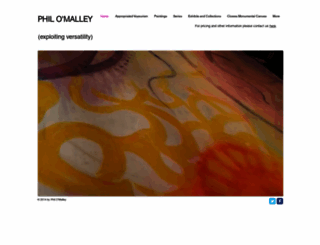 artistphilomalley.com screenshot