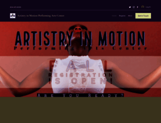 artistry-in-motion.net screenshot