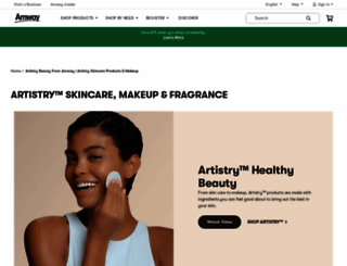 artistry.com screenshot