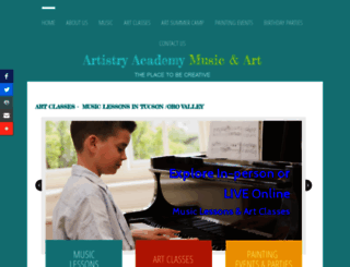 artistryacademy.net screenshot