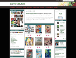 artists2artists.net screenshot