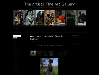 artistsfineartgallery.com screenshot