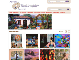 artistsgallery.directory screenshot
