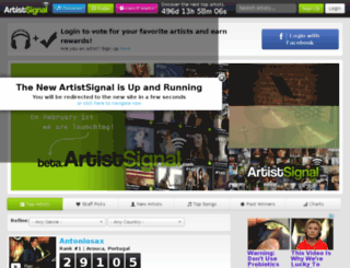 artistsignal.com screenshot