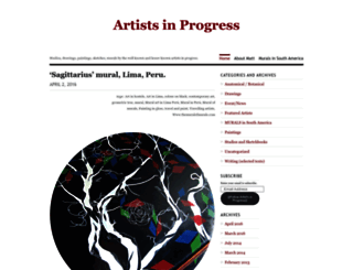 artistsinprogress.wordpress.com screenshot