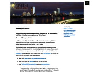 artistsolutionsllc.com screenshot