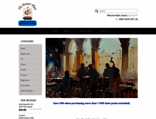 artistsplace.com screenshot