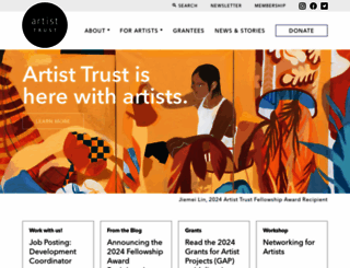 artisttrust.org screenshot