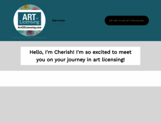 artlicensing.leadpages.co screenshot