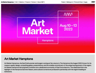 artmarkethamptons.com screenshot