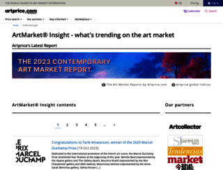 artmarketinsight.com screenshot