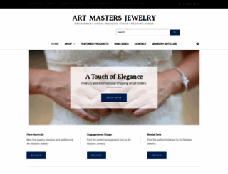 artmastersjewelry.com screenshot