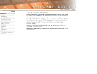artmedic-phpscripts.de screenshot