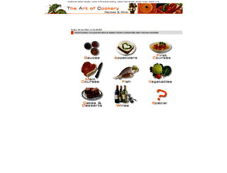 artofcookery.com screenshot