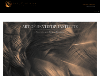 artofdentistryinstitute.com screenshot