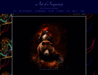 artoffrequency.com screenshot