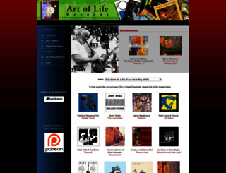 artofliferecords.com screenshot