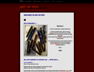 artofpen.com screenshot