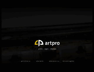 artpro.mu screenshot