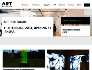 artrotterdam.nl screenshot