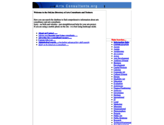 arts-consultants.org.uk screenshot