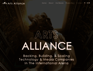artsalliance.com screenshot