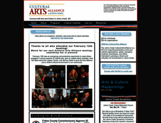 artsalliancejc.org screenshot