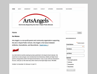 artsangelsinc.org screenshot
