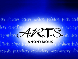 artsanonymous.org screenshot