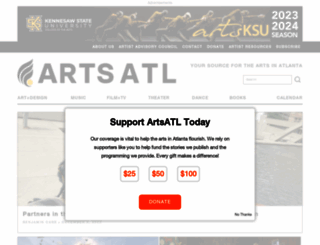 artsatl.org screenshot