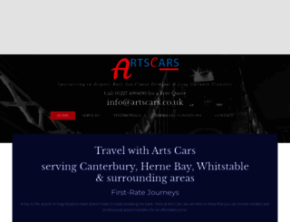 artscars.co.uk screenshot