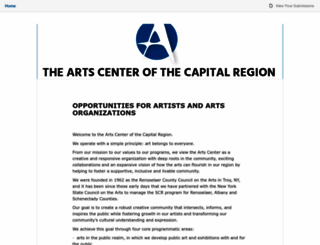 artscenterofthecapitalregion.submittable.com screenshot