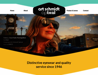 artschmidtoptical.com screenshot