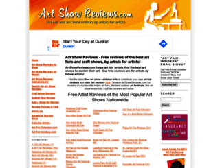 artshowreviews.com screenshot