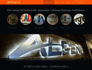 artsigns.com screenshot