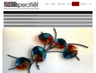 artspecifier.com screenshot