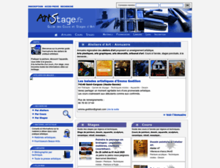 artstage.fr screenshot