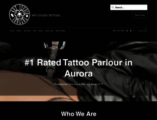 artstudiotattoos.com screenshot