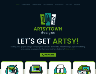 artsytowndesigns.com screenshot