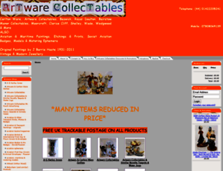 artwarecollectables.co.uk screenshot