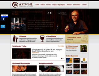 artwine.com.br screenshot